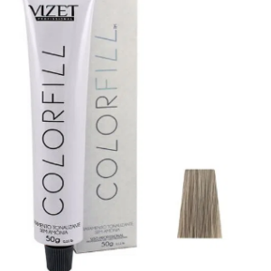 Tonalizante Colorfill Vizet 10.21 Loiro Ultra Claro Irizado Cinza
