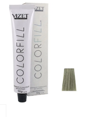 Tonalizante Colorfill Vizet 9.11 Loiro Muito Claro Prata Profundo