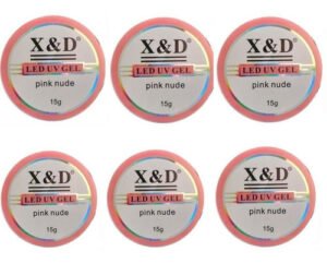 Kit 6 Gel X&d Uv Led 15g Pink Nude