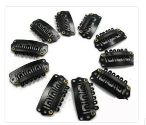 Presilhas Tic Tac c/5 Unid Preto