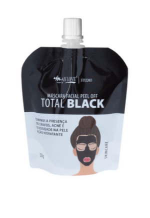 Máscara Facial Total Black Max Love 50g