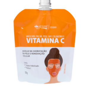 Máscara Facial Vitamina C e Colágeno Max Love 50g