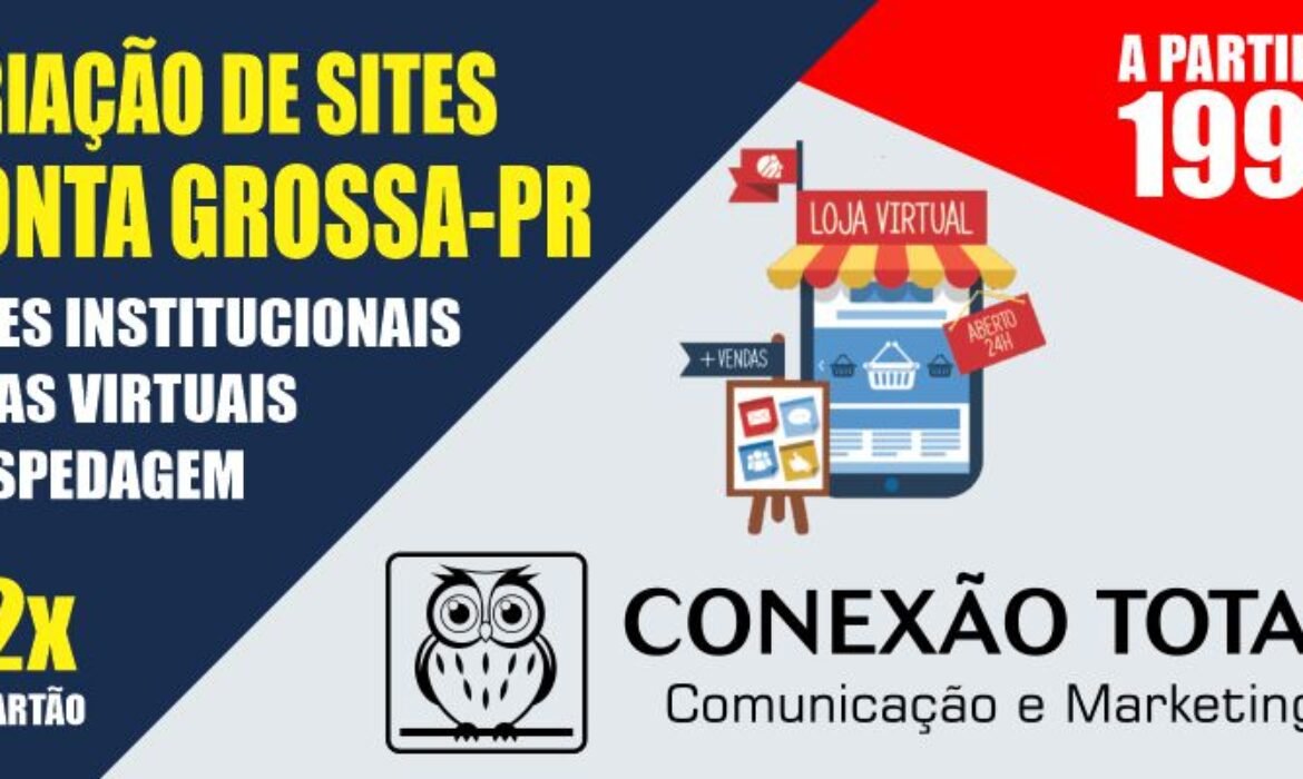 Criação de sites em Ponta Grossa