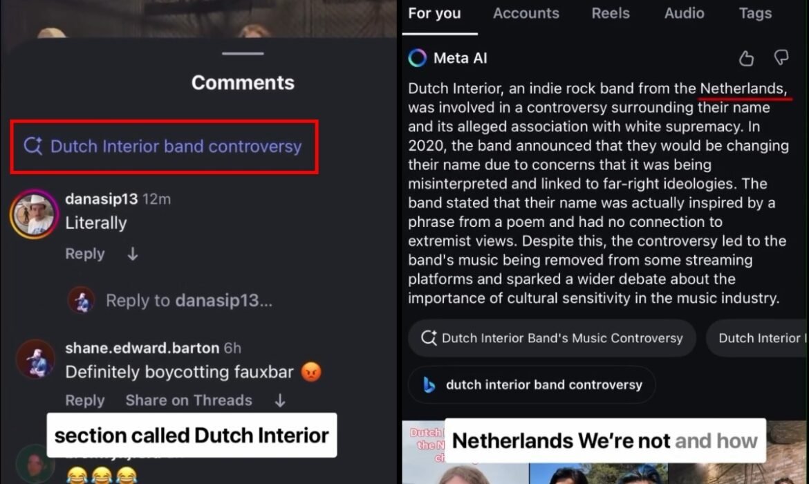 IA do Instagram erra e associa banda a supremacia branca