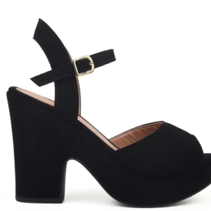 Sandália feminina Anabela salto Alto