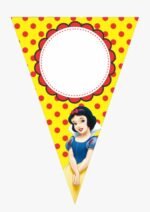 Kit Decoração de Festa Pequeno Branca de Neve - Só Um Bolinho - Imagem 2