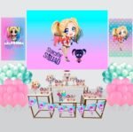 Kit Decoração de Festa Alerquina Completo Painel Grande