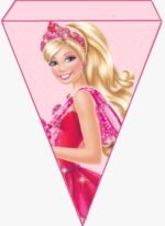 Kit Decoração de Festa Barbie Completo Painel Grande - Imagem 2