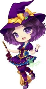 Kit Decoração de Festa Bruxinhas Completo Painel Grande - Imagem 2