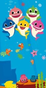 Kit Decoração de Festa Médio Baby Shark Simples Pôster A3 - Imagem 4