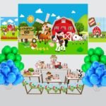 Kit Decoração de Fazendinha Completo Painel Grande