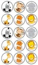 Kit Decoração de Safari Completo Painel Grande - Imagem 5