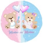 Kit Decoração de Chá de Revelação Completo Painel Grande - Imagem 3