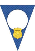 Kit Decoração de Policial Menino Completo Painel Grande - Imagem 4