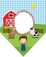 Kit Decoração de Fazendinha Completo Painel Grande - Imagem 3