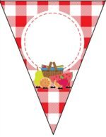 Kit Decoração de Piquenique Completo Painel Grande - Imagem 4