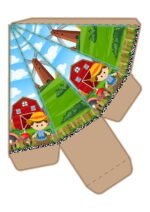 Kit Decoração de Fazendinha Completo Painel Grande - Imagem 5