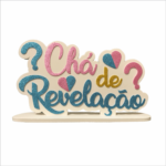 Kit Decoração de Chá de Revelação Completo Painel Grande - Imagem 6