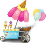 Kit Decoração de Sorvete e Picolé Completo Painel Grande - Imagem 5