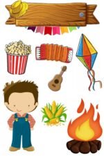 Kit Decoração de Festa Junina Completo Painel Grande - Imagem 5