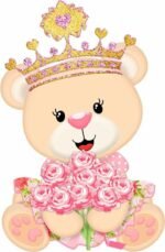 Kit Decoração do Ursinho, Rei e o Príncipe Completo Painel Grande - Imagem 2