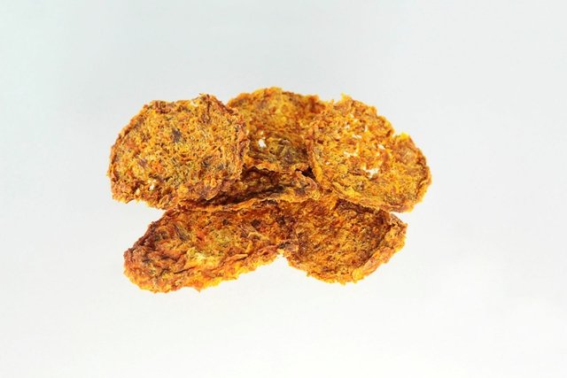 chips frango e cenoura