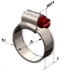 Abraçadeira Aço Carbono Suprens Micro MAB 1927